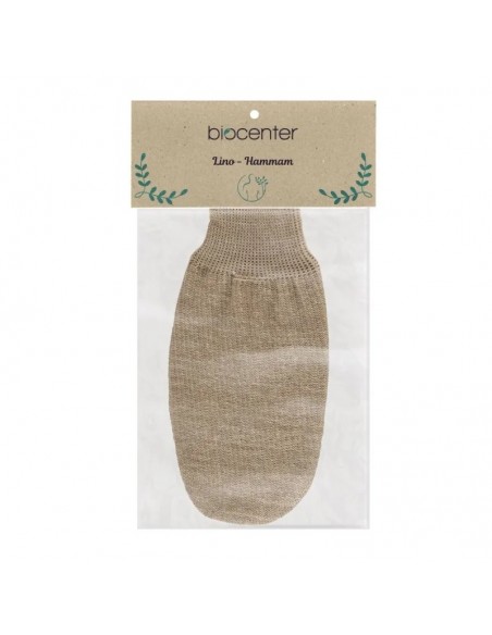Guante exfoliante de lino ecológico Hammam - Profunda exfoliación de la piel