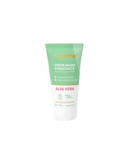 Crema hidratante Aloe Vera para manos 50ml Florame Crema hidratante Aloe Vera para manos 50ml Florame
