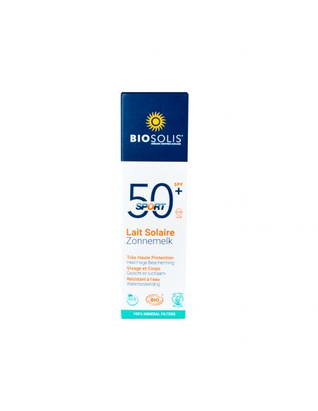 Leche solar Sport SPF50+ Biosolis