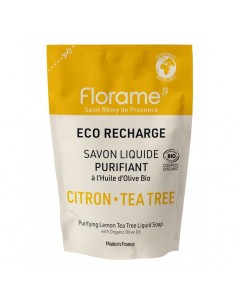 Eco-recarga Jabón Líquido de Limón y Árbol de Té 470ml Florame