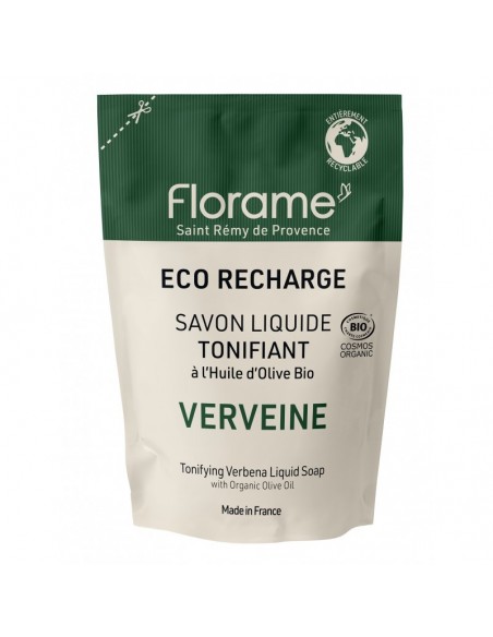 Eco-recarga Jabón Líquido Tradicional de Verbena 470ml Florame