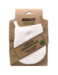 Guante desmaquillante de bambú Modelite Nature