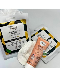 Mascarilla facial Pureté en algodón Certificada Bio 20ml Born to Bio 2