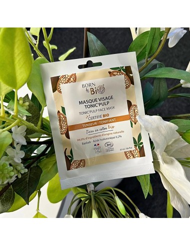 Mascarilla facial Tonic'Pulp de algodón Certificada Bio 20ml Born to Bio