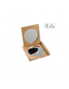 Espejo de bolsillo de madera Anaé