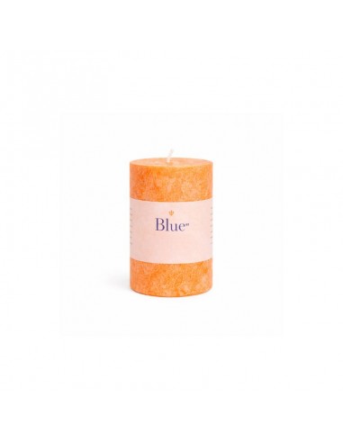 Vela Alta de Estearina BIO Naranja Blue