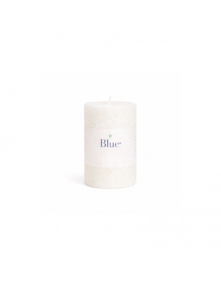 Vela Alta de Estearina BIO Blanca Blue