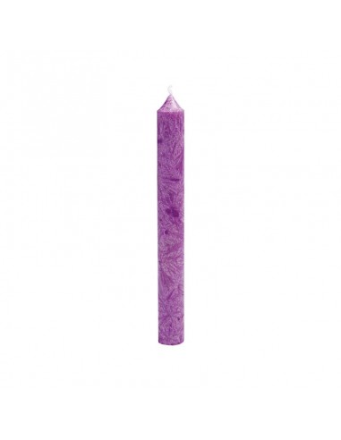 Vela larga de Estearina BIO Violeta Blue