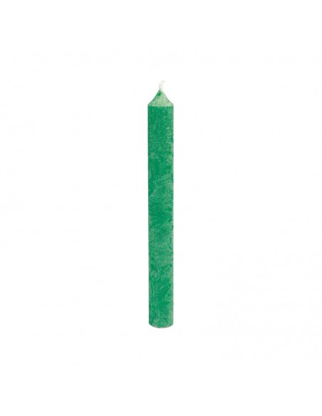 Vela larga de Estearina BIO Verde Oscuro Blue