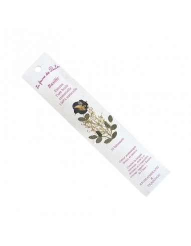 Incienso Natural de Albahaca Certificado BIO Blue