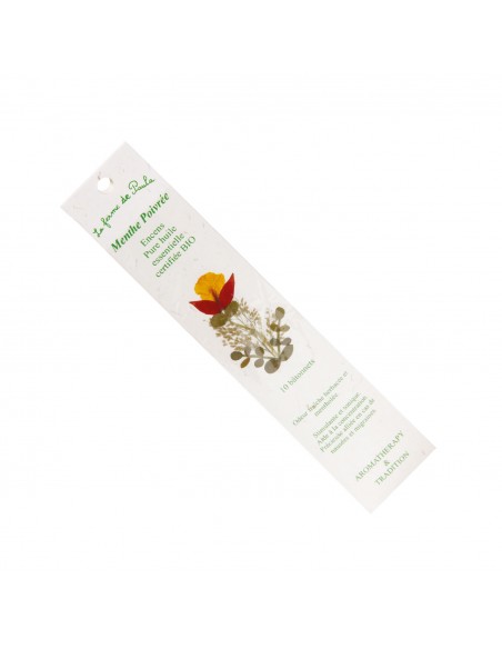 Incienso Natural de Menta Piperita Certificado BIO Blue