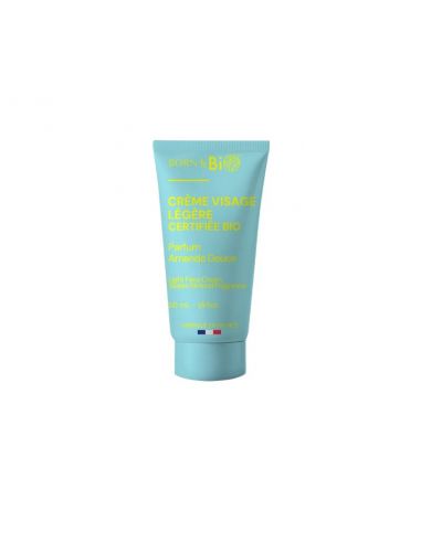 Crema facial orgánica certificada con almendras dulces Born to Bio 50 ml