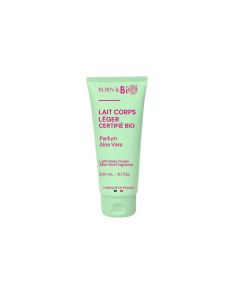 Loción corporal ligera de aloe vera Certificada orgánica 200ml Born to Bio