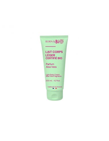 Loción corporal ligera de aloe vera Certificada orgánica 200ml Born to Bio