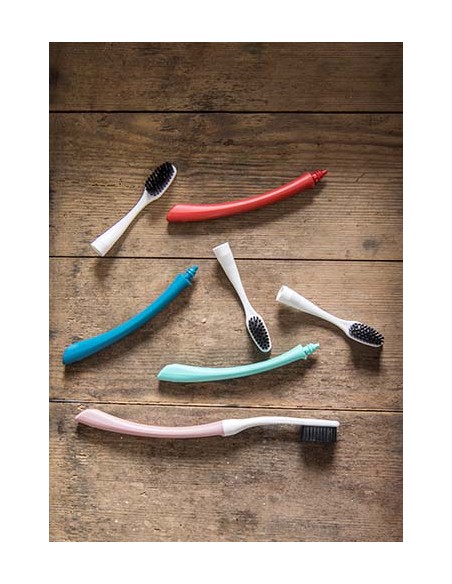 Cepillo de dientes con cabeza reemplazable Edith - Soft concha marina Bioseptyl