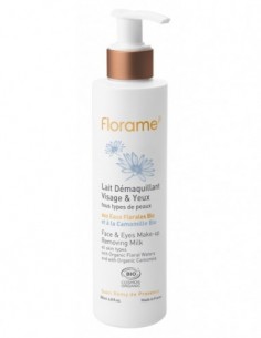 Leche desmaquillante para cara y ojos Florame