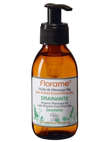 Aceite de masaje drenante Florame Aceite de masaje drenante Florame