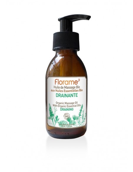 Aceite de masaje drenante Florame Aceite de masaje drenante Florame
