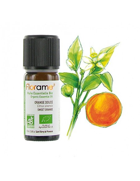 Aceite esencial de naranja dulce (citrus sinensis) Florame Aceite esencial de naranja dulce (citrus sinensis) Florame
