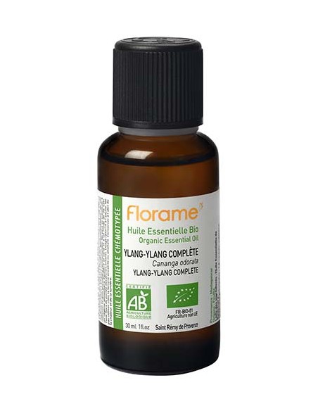 Aceite esencial Ylang Ylang (Cananga odorata) completo 30 ml. Florame