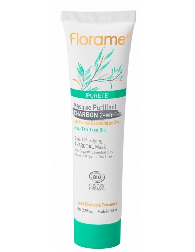 Máscara Purificante al Carbón 2 en 1 Pureté Florame