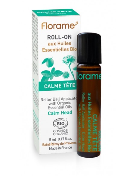 Roll-on Dolor de Cabeza Florame uso pref. 08/25