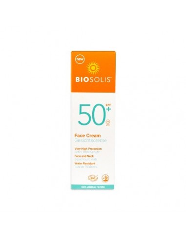 Crema protección solar facial SPF50+ Biosolis