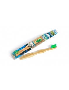 Cepillo de dientes de bambú para niños Super Suave Woobamboo 2
